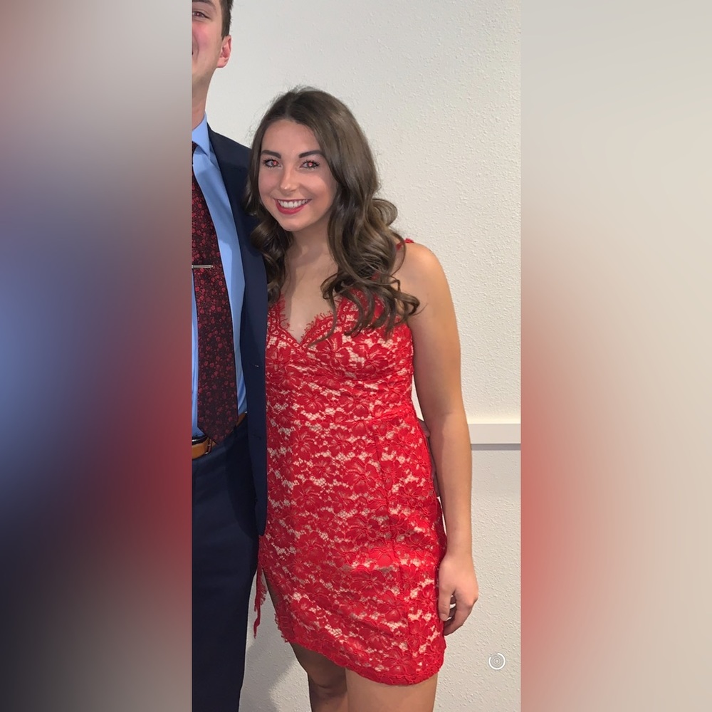 Red dress
